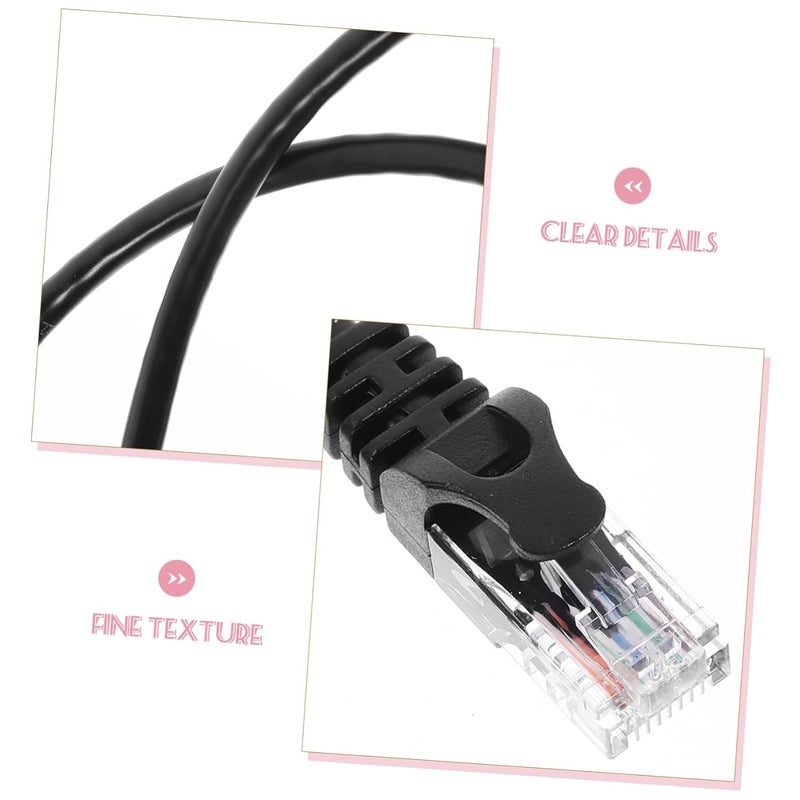 Mikinona 2 حزمة كابل إيثرنت 3 أقدام Cat6 سلك توصيل عالي السرعة للكمبيوتر الموجه - Image 4